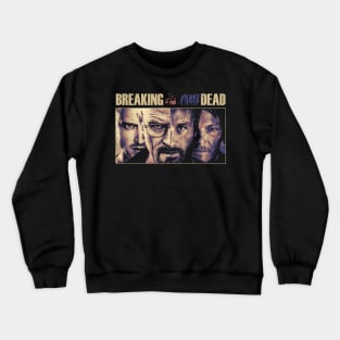 Breaking Dead  Alchemist vs Zombie Crewneck Sweatshirt